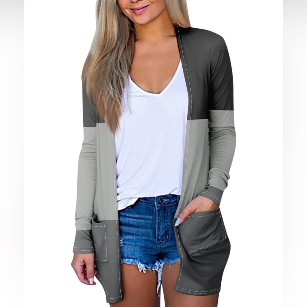 Long Sleeve Cardigan Comfy Mid-length